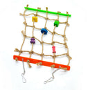 Acrylic Birds Parrot Cockatoo Rope Net Swing Ladder
