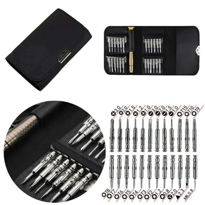 25 in1 Precision Screwdriver Set Opening Repair Tools Kit for Phone Watch Laptop