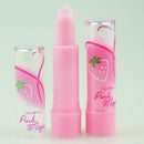Pink Lipstick Waterproof Lip Gloss Strawberry-Savored Lip Balm Moisturizer. Kit
