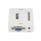 VGA to AV RCA Composite Converter Adapter Box with Audio PC to TV White bvg RGV