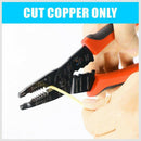MultiPurpose Electrical Wire Stripping Tool Crimper Pliers Insulated Cutter- OZ