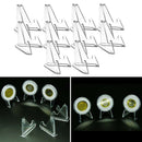 10Pcs Acrylic Coins Holder Collector Commemorative Coins Display Stands 56mm
