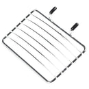 Soap dish with Metal Suction Cup with Grid for Bath