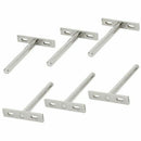 6Pcs 3-Inch Invisible Floating Shelf Brackets, Hidden Shelves Supports, Wal W5V3