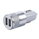 Aluminum Car Charger of dual USB Aluminum Alloy Car Charger Cigarett Lighte