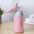 Portable Hygiene Toilet Urinal Pots Travel Anti-leakage Potty (Girl Pink) A