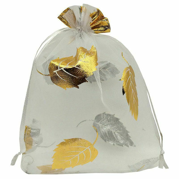 100pcs Sheer Organza Favor Bags 13x18cm For Wedding Bags Samples Display Dr W8B6