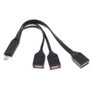 USB3.1 Type C Male Host To USB 3.0/2.0 Female Connector Hub Splitter Cable