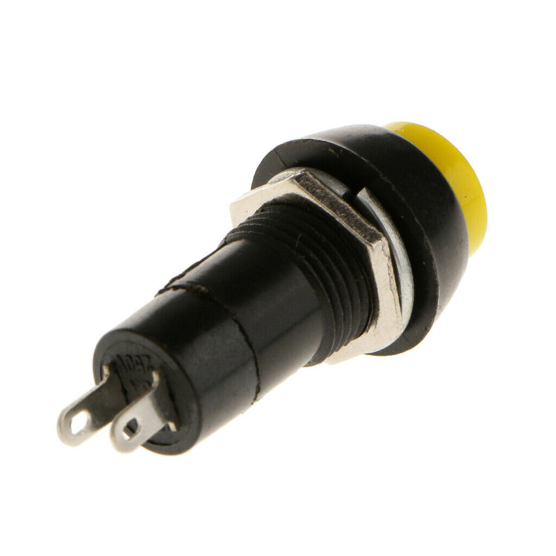 4 Pieces Mixed Color Momentary Horn Switch SPST DC 12V Vehicle Dashboard Parts