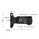 Car Digital Tyre Tire Tread Depth Gauge Measurer Caliper LCD Display Brand New