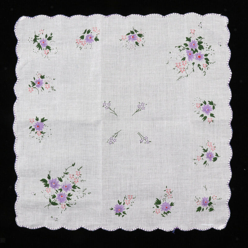 3x 100% Cotton Handkerchiefs