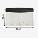 Dough Cake Stainless Steel Kitchen Pizza Flour Tool Cutter Gadget ScraperB.kz