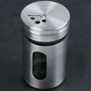 Stainless Steel Flour Sifter Cup Baking Sugar Salt Pepper Herb Shaker Jar T V8U4
