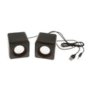 Mini Wired USB Powered Stereo Computer Music Speaker for Desktop Notebook