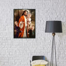 5D DIY Full Drill Diamond Painting Father Children Cross Stitch Embroidery