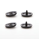 2 Sets Black Universal Clip Seat Belt Stopper Buckle Safety Car Parts JHR3C