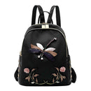 Fall Oxford Cloth Backpack Girls Backpack Animal Print Soft Shoulder Bag A