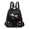 Fall Oxford Cloth Backpack Girls Backpack Animal Print Soft Shoulder Bag A