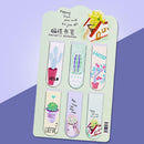 6pcs /Set Magnetic Bookmarks Page Stationery Fresh Cactus Books Marker