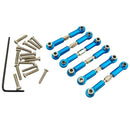 Metal Steering Linkage Front/Rear Pull Rods for WLtoys A949 A959 K929 A979-B