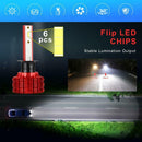 2 Pcs Super Bright Auto Car Truck LED Front Lamp Headlight Bulbs H1 9-30V Red