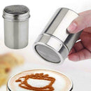 Stainless Steel Chocolate Shaker Icing Sugar Powder Flour Sifter Coffee Coc P7O3