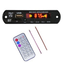 12V Bluetooth Mp3 Decoder Board Mp3 Player Car Kit Fm Radio Tf Usb Wma Aux