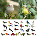 2 x Handmade Sparrow Artificial Decor Arts Ornaments Creative Party Decor