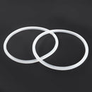 2 Pcs Rubber Gasket Seal Ring 20cm Inner Dia for 4L Pressure Cooker O1S1