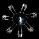 50pcs/lot 8mm super white bright straw hat bright lamp emitting diode FT