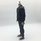 1/6 Simulation Artificial Leather Jacket and Pants T-shirt Suit for 12'' Hot