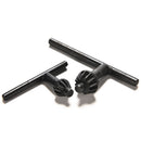 2X Drill Chuck Keys 10mm 3/8" and 13mm 1/2" Black Replacement Chuck Key Tools MO