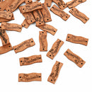 50X/Set Wooden Buttons Fastener Handmade Tags Sewing Knitting Crafts DIY