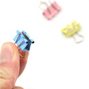 60Pcs 15mm Colorful Metal Binder Clips File Paper Clip Holder Office Supplies FT