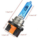 12V 15/55W H15 64176 12580 Halogen Bulbs 6500K White Bulb F22 Car For VW DR G4E7