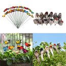 50 Pieces Garden Stake Butterfly Metal Decor Art Outdoor Pot Home DIY Craft 12