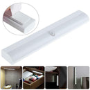 100LM 3528SMD 10LED Motion Sensor Light Bar Cabinet Wardrobe Night Lamp