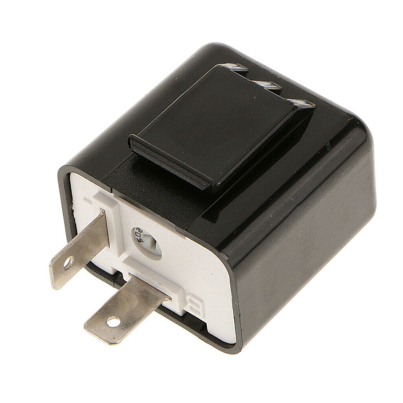 2Pin Electronic Flasher Relay Fix For LED Turn Signal Lamps Hyper Flash 12V