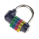 Combination Lock 4 Digit Padlock for School Gym Sports Locker, Fence, Toolbox,