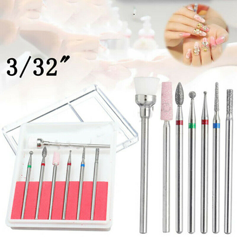 30Pcs/Set Diamond Nail Drill Bit For Art Nail Cuticle Manicure Pedicure To VOV