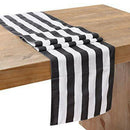 Table Runners Black and White Striped Serape Tablecloth for Wedding Party Decor