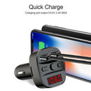 T60 Dual USB Charger Car Kit Bluetooth Handsfree FM Transmitter MP3 Player