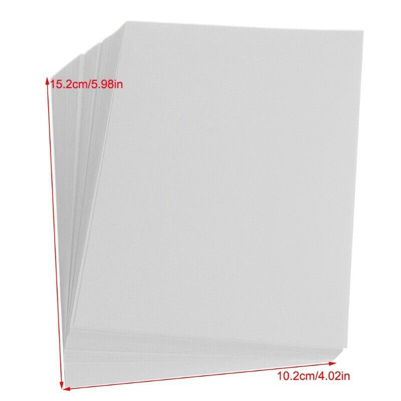 100Pcs 6 Inch Photographic Paper Glossy Printing Paper Printer Photo Paper