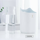 Large Capacity Home Air Humidifier Double Nozzle Fine Mist Sprayer (White) A