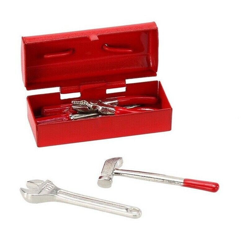 RC Rock Crawler 1:10 Scale Accessories Toolbox with Tools D90 SCX10 Land RovE3K4