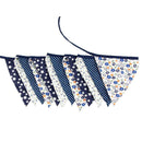 3.2m Flower Pattern Hanging Flags Cotton Cloth Pennant Party Festival Decor