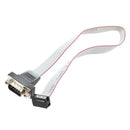 DB9 RS232 to 10 pin Ribbon Cable Connector Adapter Z9M1