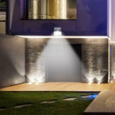 118LED Solar Motion Sensor Wall Light Outdoor Waterproof Garden Security Lamp