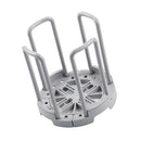 6 Grids Kitchen Bamboo Holder Dish Storage Tray Rack Drainer Plate Stand gray