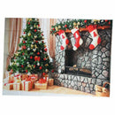 7X5FT Christmas Theme Pictorial cloth photography Backdrop Background studi Q6E7